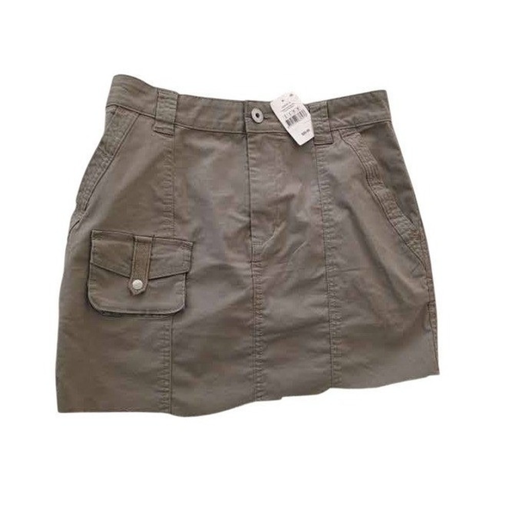 Cotton On Hayden Utility Mini Skirt 98% Cotton Green Cargo Pockets Small‎ NWT